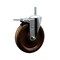 Service Caster 6 Inch High Temp Phenolic 58 Inch Stem Caster with Total Lock Brake SCC SCC-TSTTL20S615-PHRHT-58212 - alternate 1